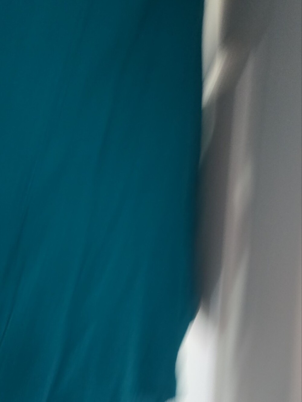 Oh My Gauze! Teal Button-Front Hooded Tunic Size 2 Which Is L - Picture 7 of 9